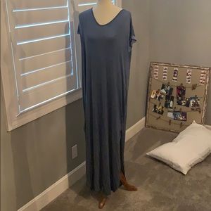 Blue maxi dress